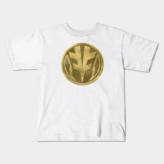 White Coin Kids T-Shirt by Sheriken